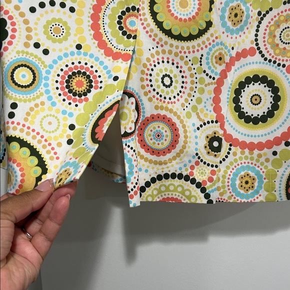 Talbots Multicolor Circle Pattern Skirt - Picture 4 of 6